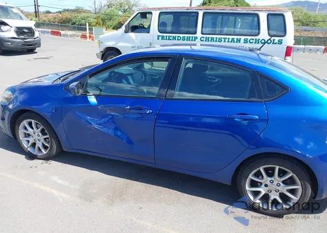 2013 Dodge Dart Sxt/Rallye из США, поврежденный, VIN 1C3CDFBAXDD300979